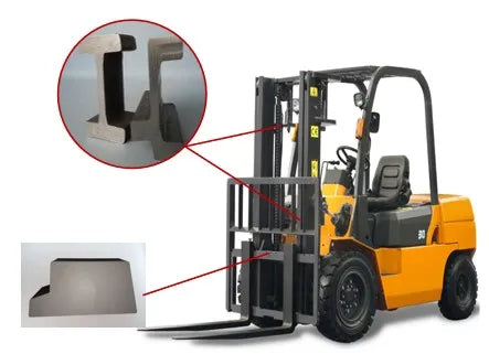 Custom special-shaped steel profiles for forklift OEM production